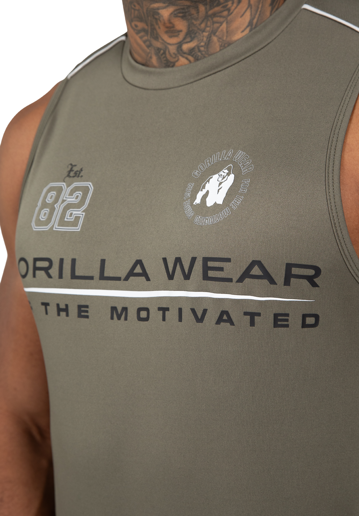Gorilla Wear Broxton Tank Top Tank Top Army Green
