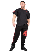 Gorilla Wear Buffalo Old School Workout Pants Pants Black/Red
