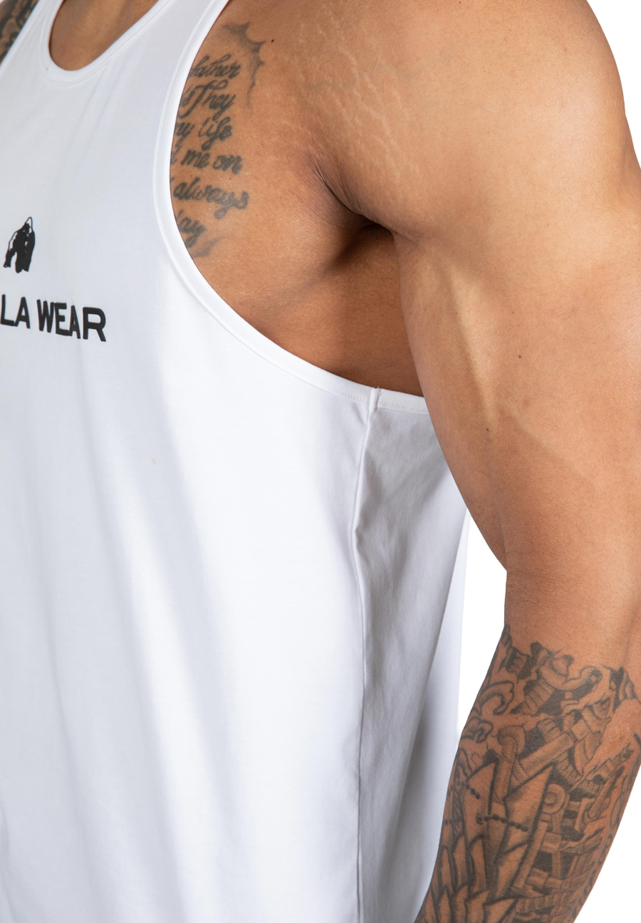 Gorilla Wear Carter Stretch Tank Top Tank Top White