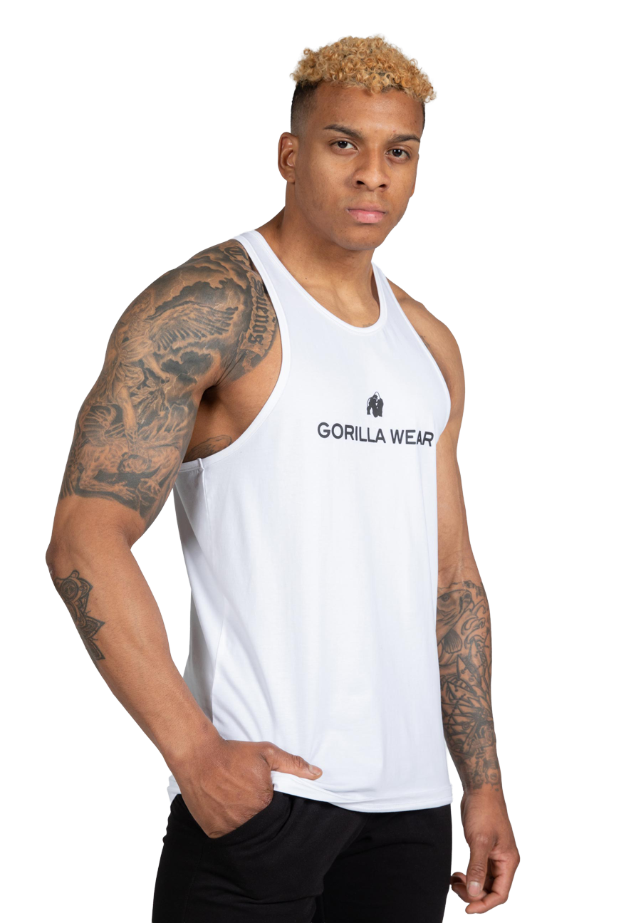 Gorilla Wear Carter Stretch Tank Top Tank Top White