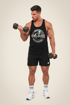 Gorilla Wear Casper Stringer Tank Top Black/Green