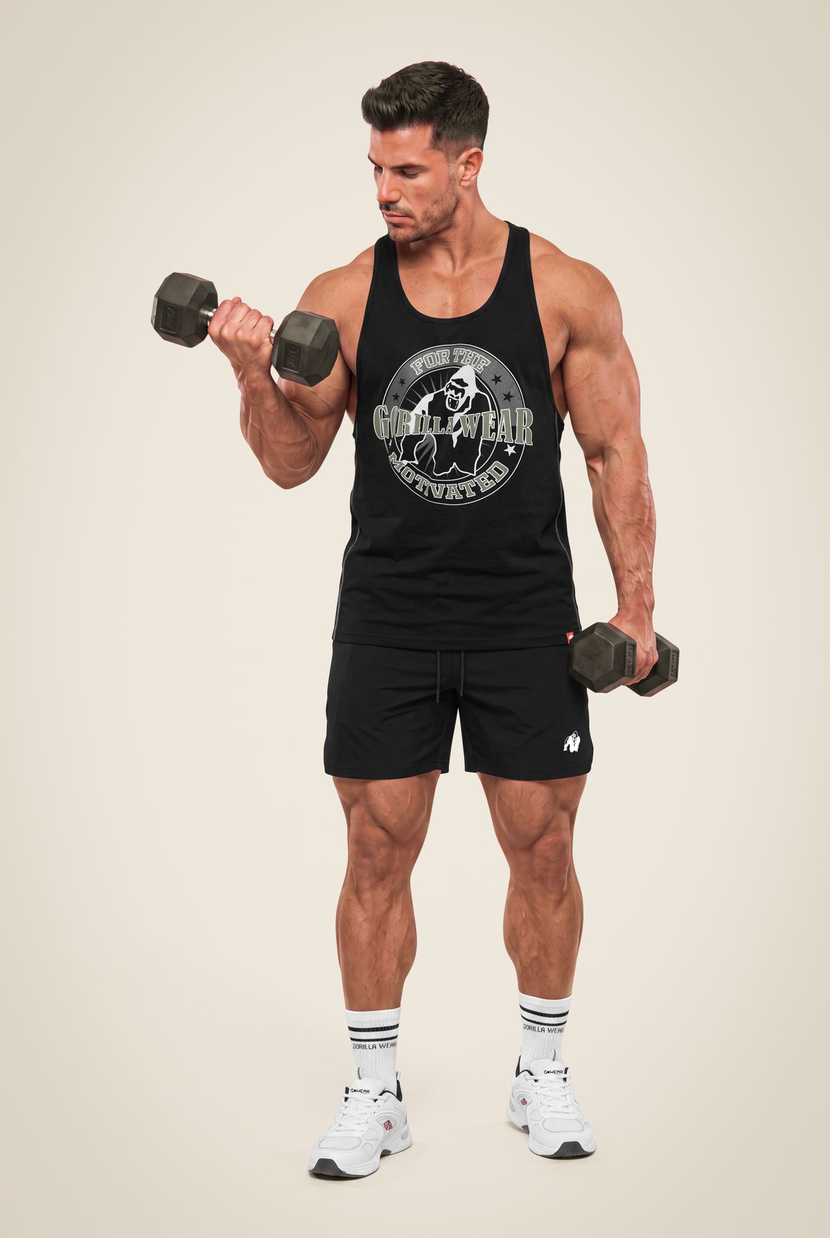 Gorilla Wear Casper Stringer Tank Top Black/Green