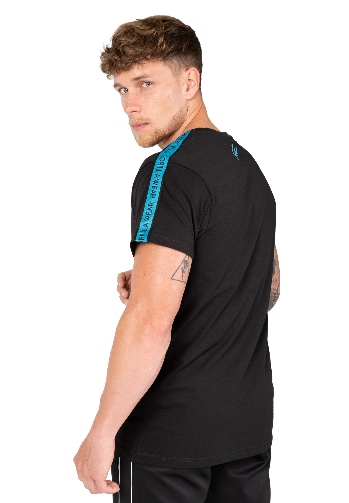 Gorilla Wear Chester T-shirt T-Shirt & Tops Black/Blue