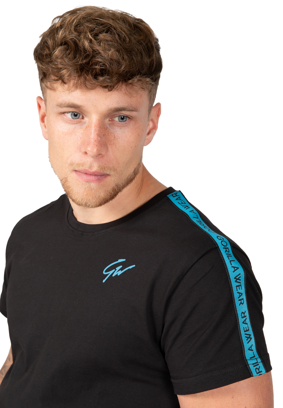 Gorilla Wear Chester T-shirt T-Shirt & Tops Black/Blue