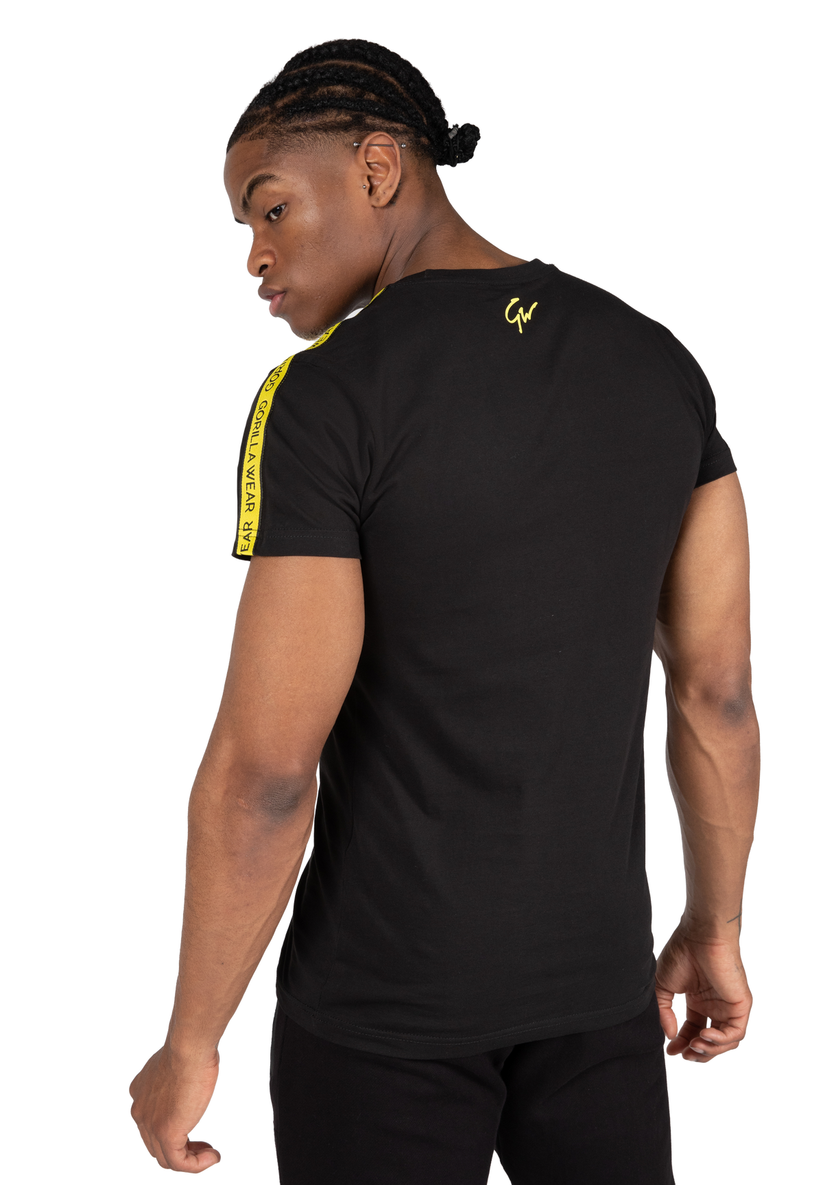 Gorilla Wear Chester T-shirt T-Shirt & Tops Black/Yellow