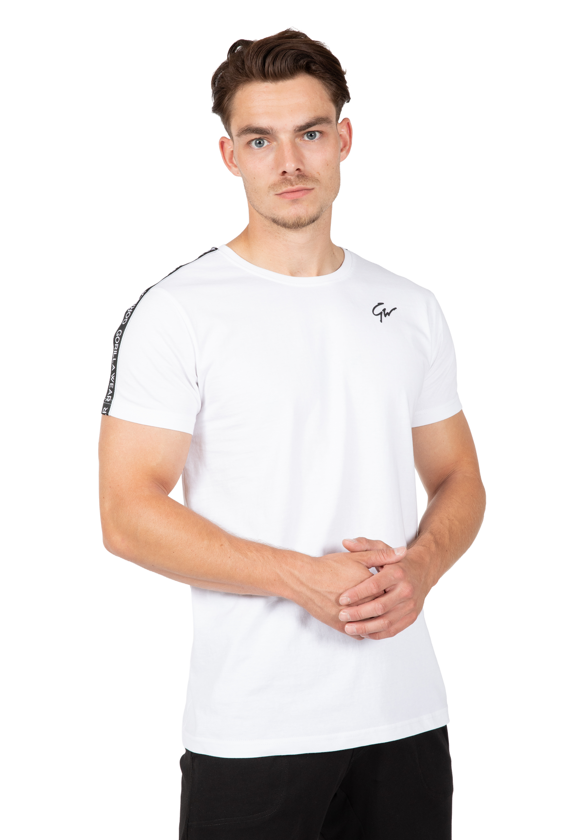 Gorilla Wear Chester T-shirt T-Shirt & Tops White/Black