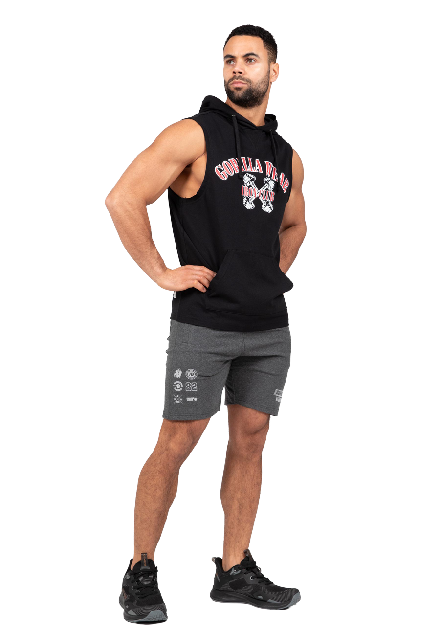 Gorilla Wear Chico S/L Hooded T-Shirt T-Shirt & Tops Black
