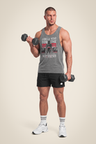 Gorilla Wear Churchill Stringer Tank Top Washed Gray