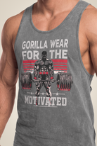 Gorilla Wear Churchill Stringer Tank Top Washed Gray