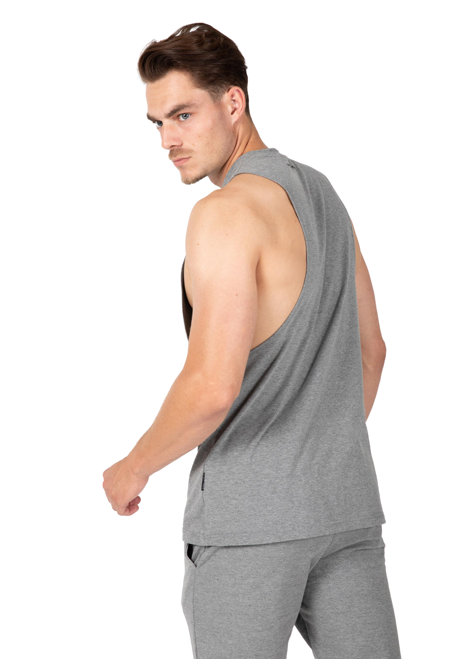 Gorilla Wear Cisco Drop Armhole Tank Top Tank Top Gray/Black