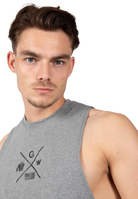 Gorilla Wear Cisco Drop Armhole Tank Top Tank Top Gray/Black