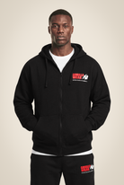 Gorilla Wear Classic Oversized Zipped Hoodie Hoodie & Sweatshirt Black