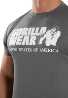 Gorilla Wear Classic Training T-Shirt T-Shirt & Tops Gray Melange