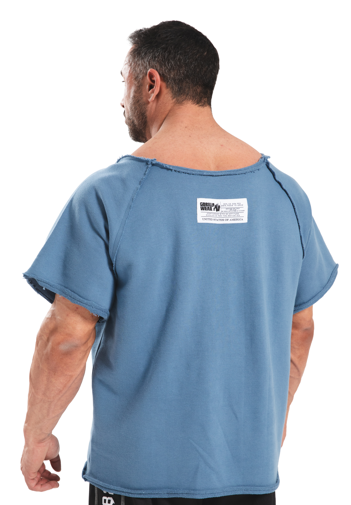 Gorilla Wear Classic Workout Top T-Shirt & Tops Coronet Blue