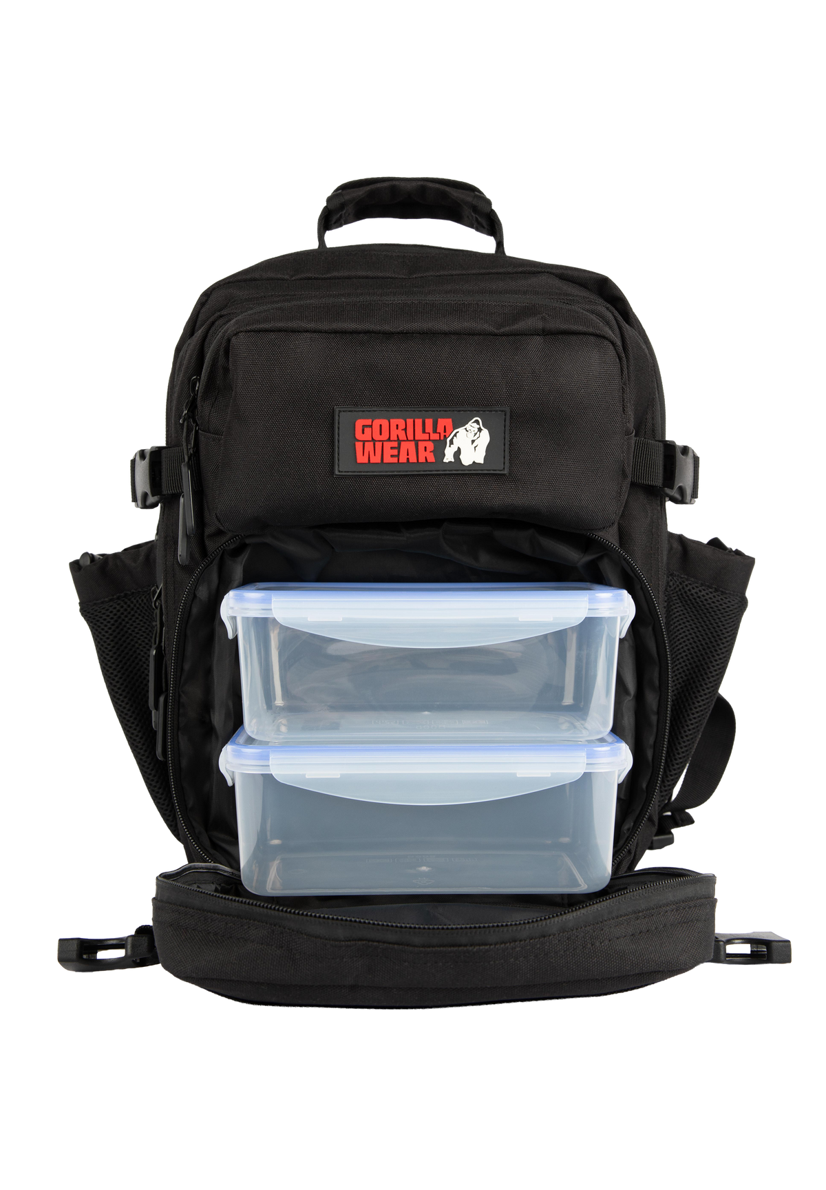 Gorilla Wear Clyde Meal Prep Backpack Gym Bags & Backpacks Black