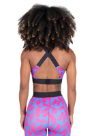 Gorilla Wear Colby Sports Bra Sports Bra Blue/Pink