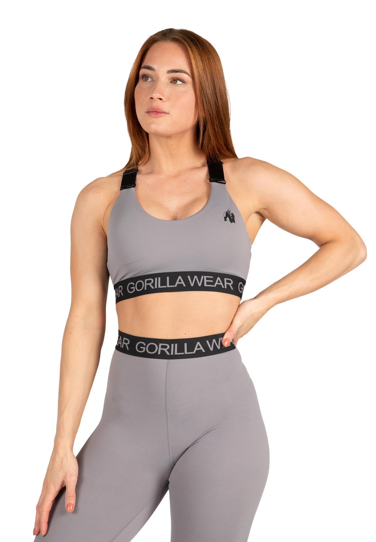 Gorilla Wear Colby Sports Bra Sports Bra Gray