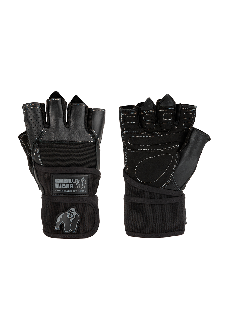 Dallas Wrist Wraps Gloves - Black