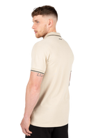 Gorilla Wear Delano Polo T-Shirt & Tops Beige/Black