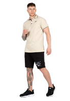 Gorilla Wear Delano Polo T-Shirt & Tops Beige/Black