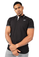 Gorilla Wear Delano Polo T-Shirt & Tops Black/White