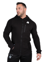 Gorilla Wear Delta Zipped Hoodie Hoodie & Sweatshirt Black
