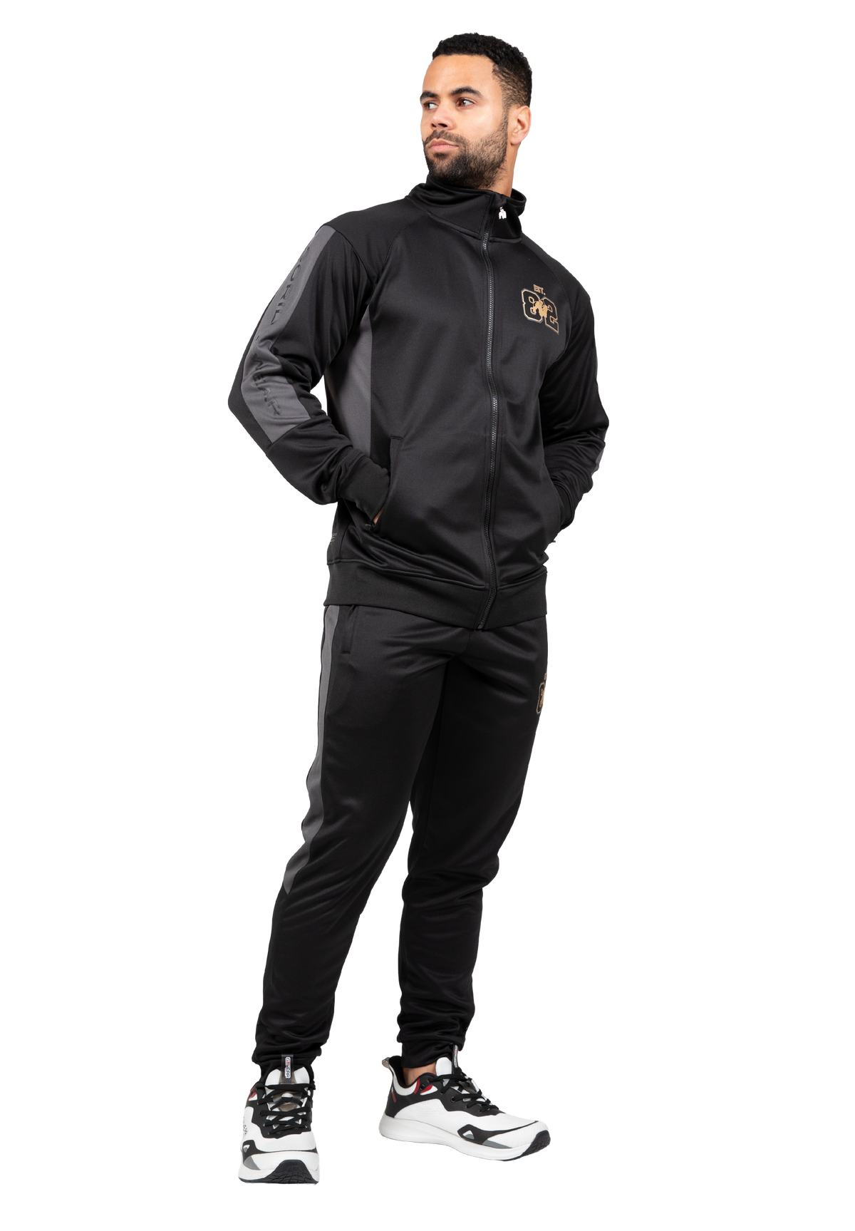 Gorilla Wear Devon Training Jacket Jacket Black/Gray