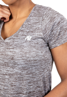 Gorilla Wear Elmira V-Neck T-Shirt T-Shirt & Tops Gray Melange