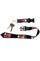 Gorilla Wear Eloy Lanyard Keychain Black/Red