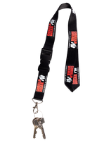Gorilla Wear Eloy Lanyard Keychain Black/Red