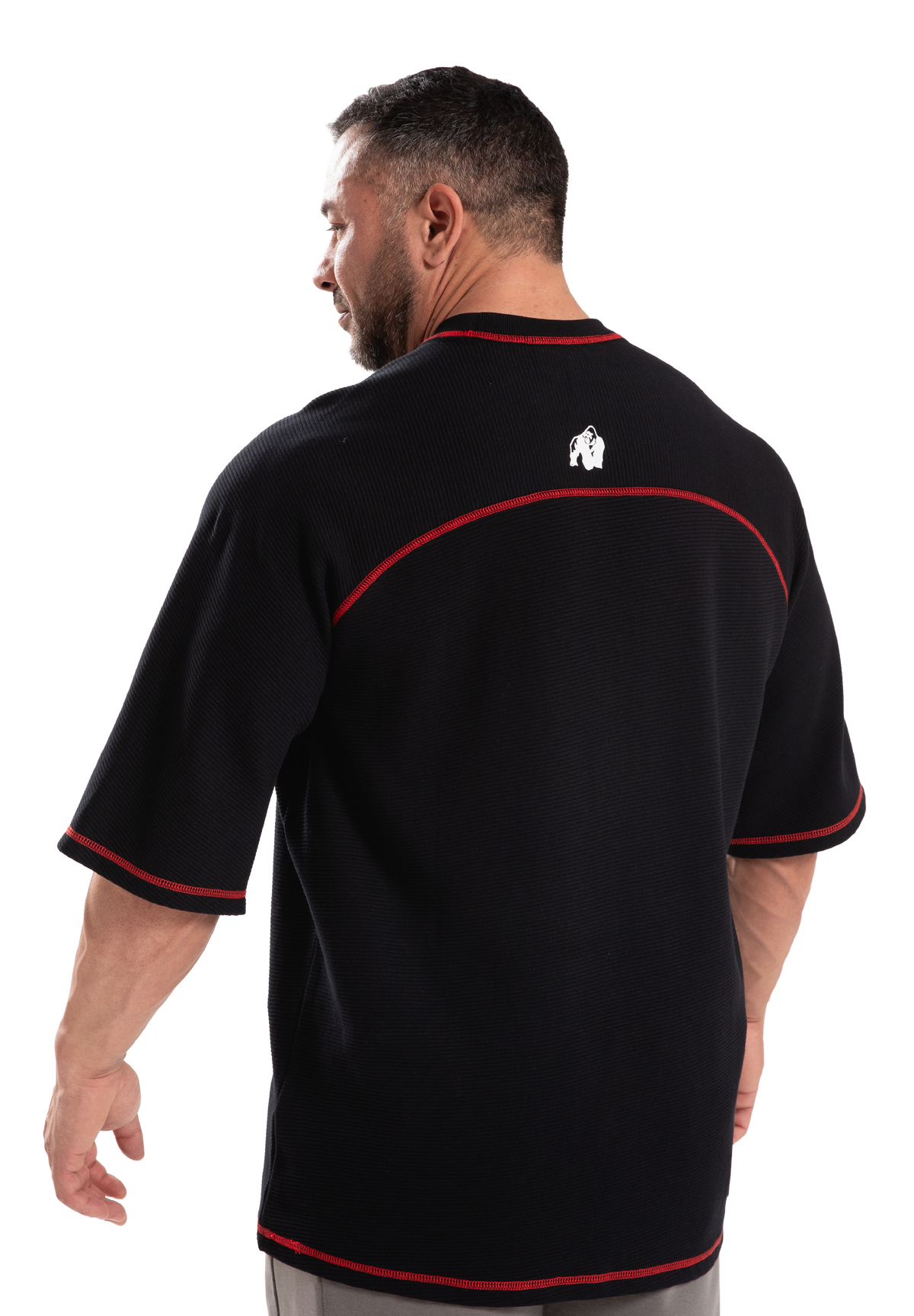 Gorilla Wear Finley Oversized T-Shirt T-Shirt & Tops Black/Red
