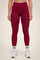 Gorilla Wear Florence Seamless Contour Leggings - Red - Front View