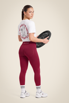 Gorilla Wear Florence Seamless Contour Leggings - Red - Full Body