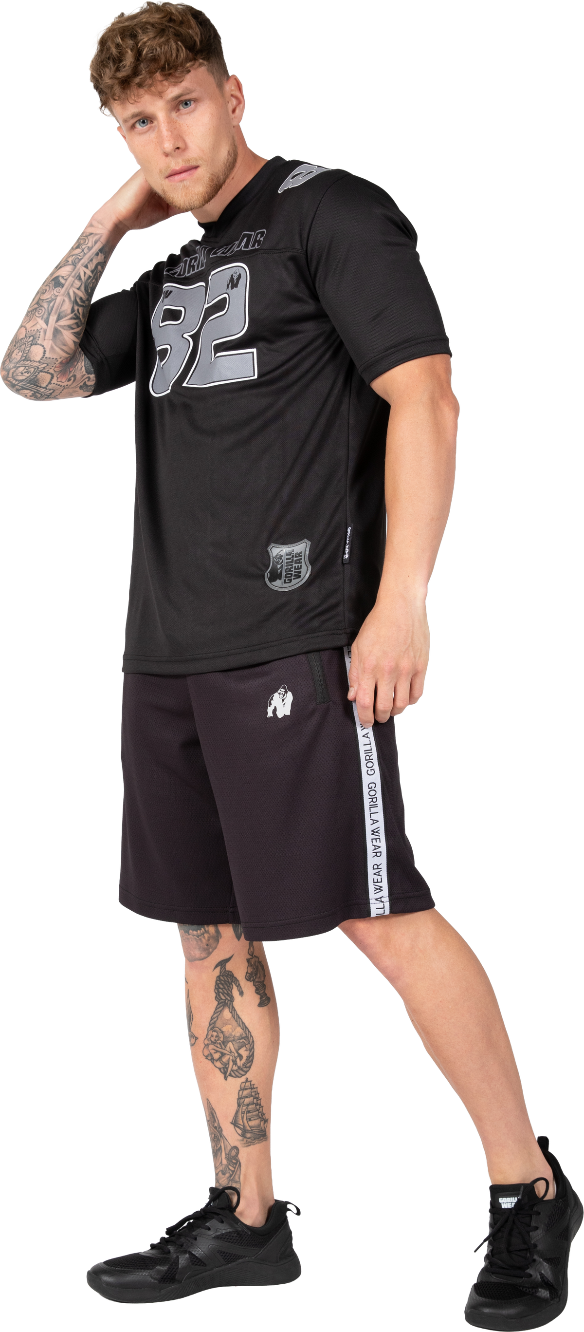 Gorilla Wear Fresno T-Shirt T-Shirt & Tops Black/Gray
