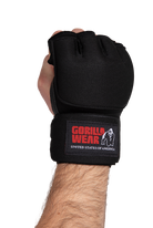 Gorilla Wear Gel Glove Wraps Fight Gear Black/White