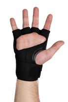 Gorilla Wear Gel Glove Wraps Fight Gear Black/White