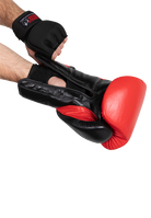 Gorilla Wear Gel Glove Wraps Fight Gear Black/White