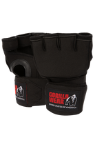 Gorilla Wear Gel Glove Wraps Fight Gear Black/White