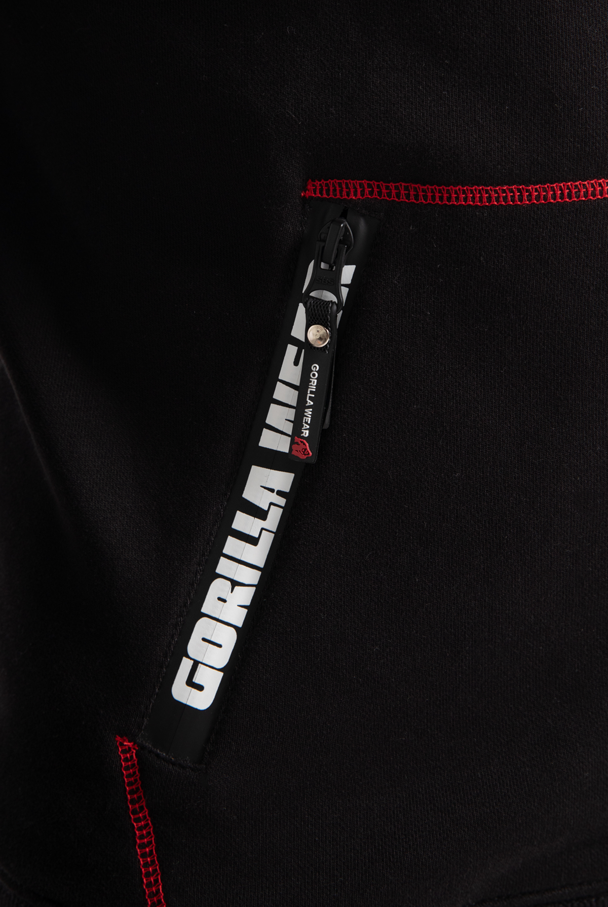 Gorilla Wear Georgia Zipped Hoodie Hoodie & Sweatshirt Black