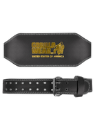 Gorilla Wear Gorilla Wear 6 Inch Padded Leather Lifting Belt Lifting Belts Black/Gold