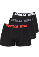 Gorilla Wear Gorilla Wear Boxershorts 3-Pack Underwear Black