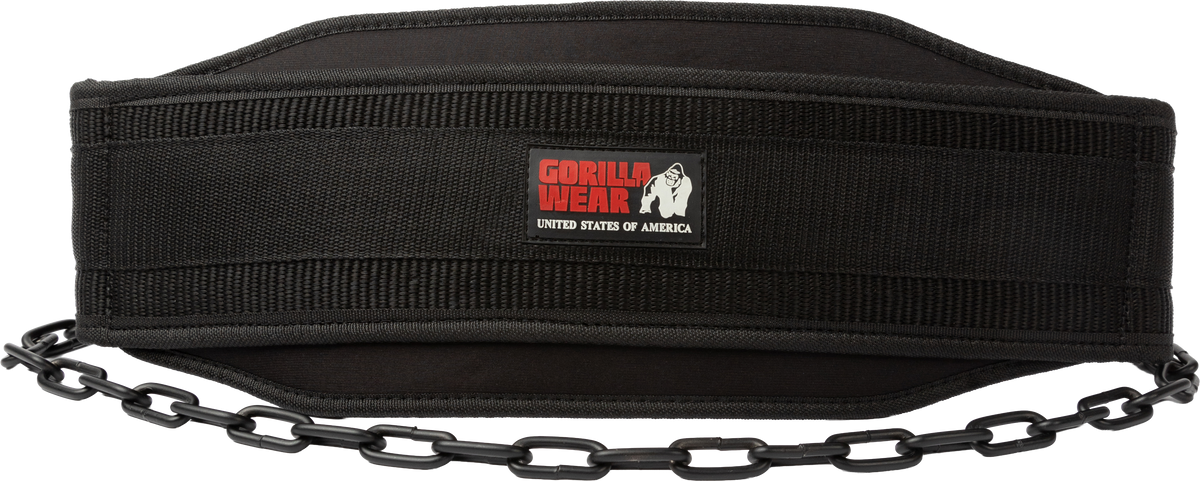 Gorilla Wear Gorilla Wear Nylon Dip Belt Lifting Belts Black