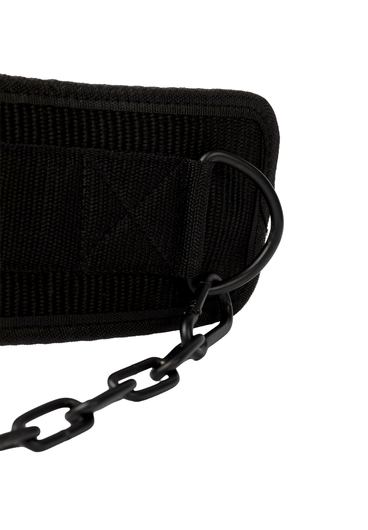 Gorilla Wear Nylon Dip Belt - Black - Detail View