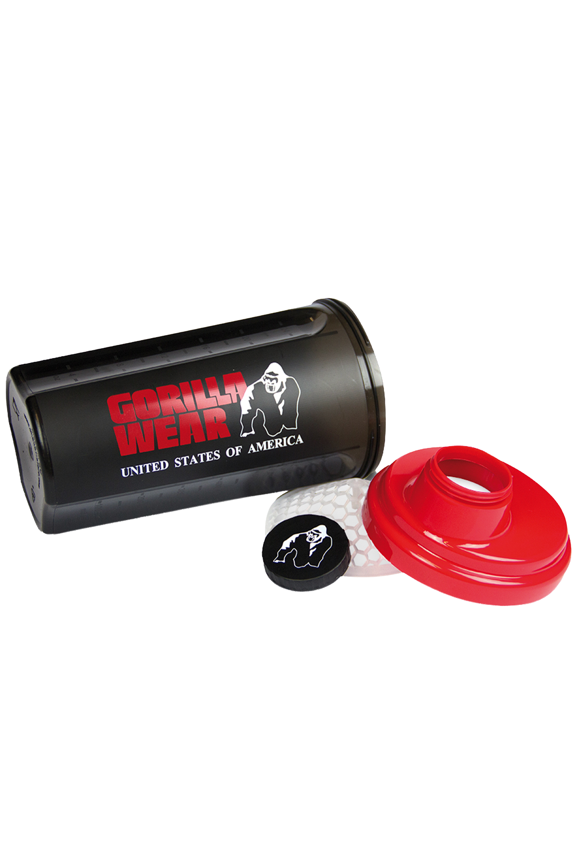 Gorilla Wear Gorilla Wear Shaker 700ML Shakers & Bottles Black/Red