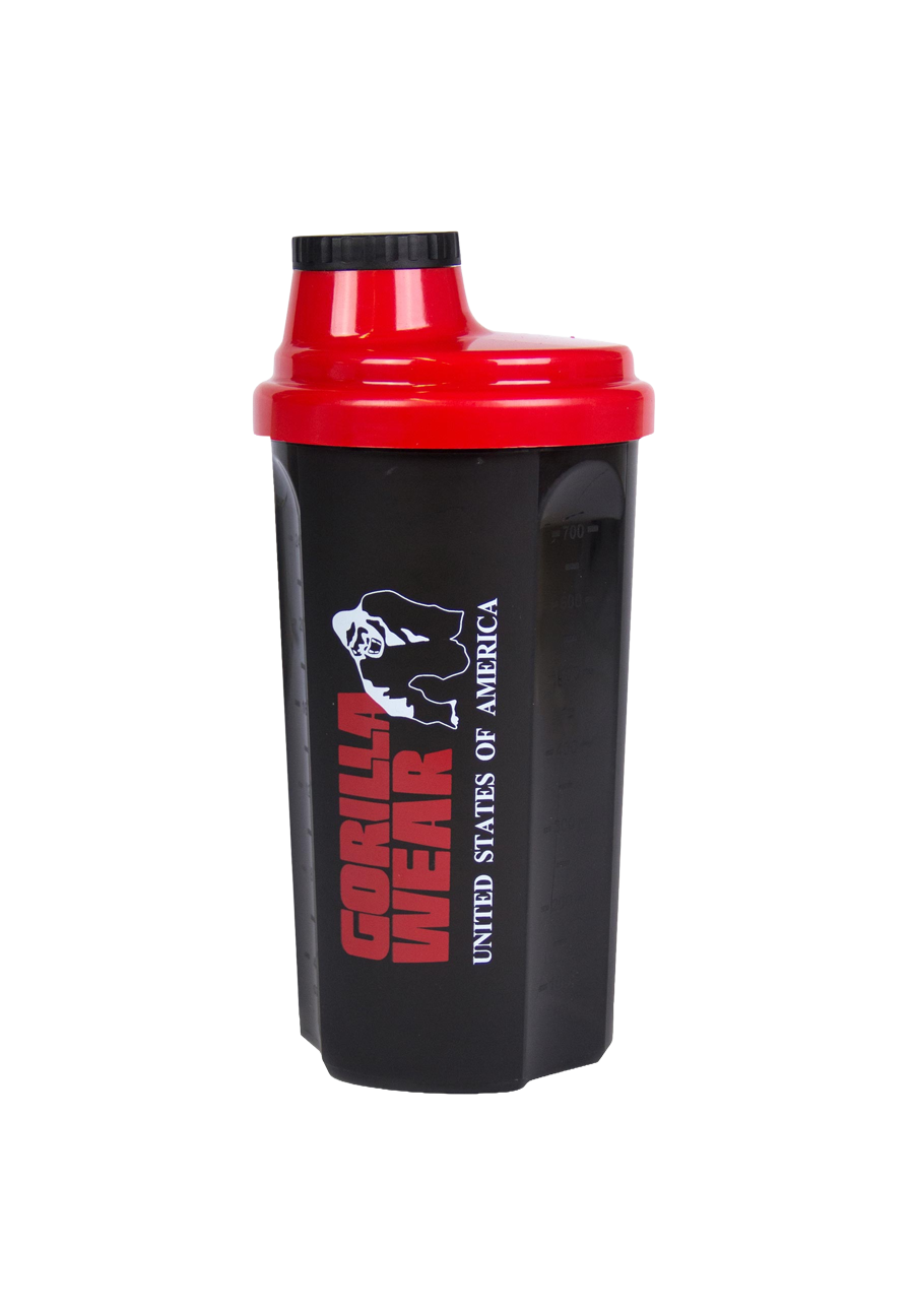 Gorilla Wear Gorilla Wear Shaker 700ML Shakers & Bottles Black/Red