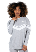 Gorilla Wear Hailey Oversized Sweatshirt Hoodie & Sweatshirt Gray Melange