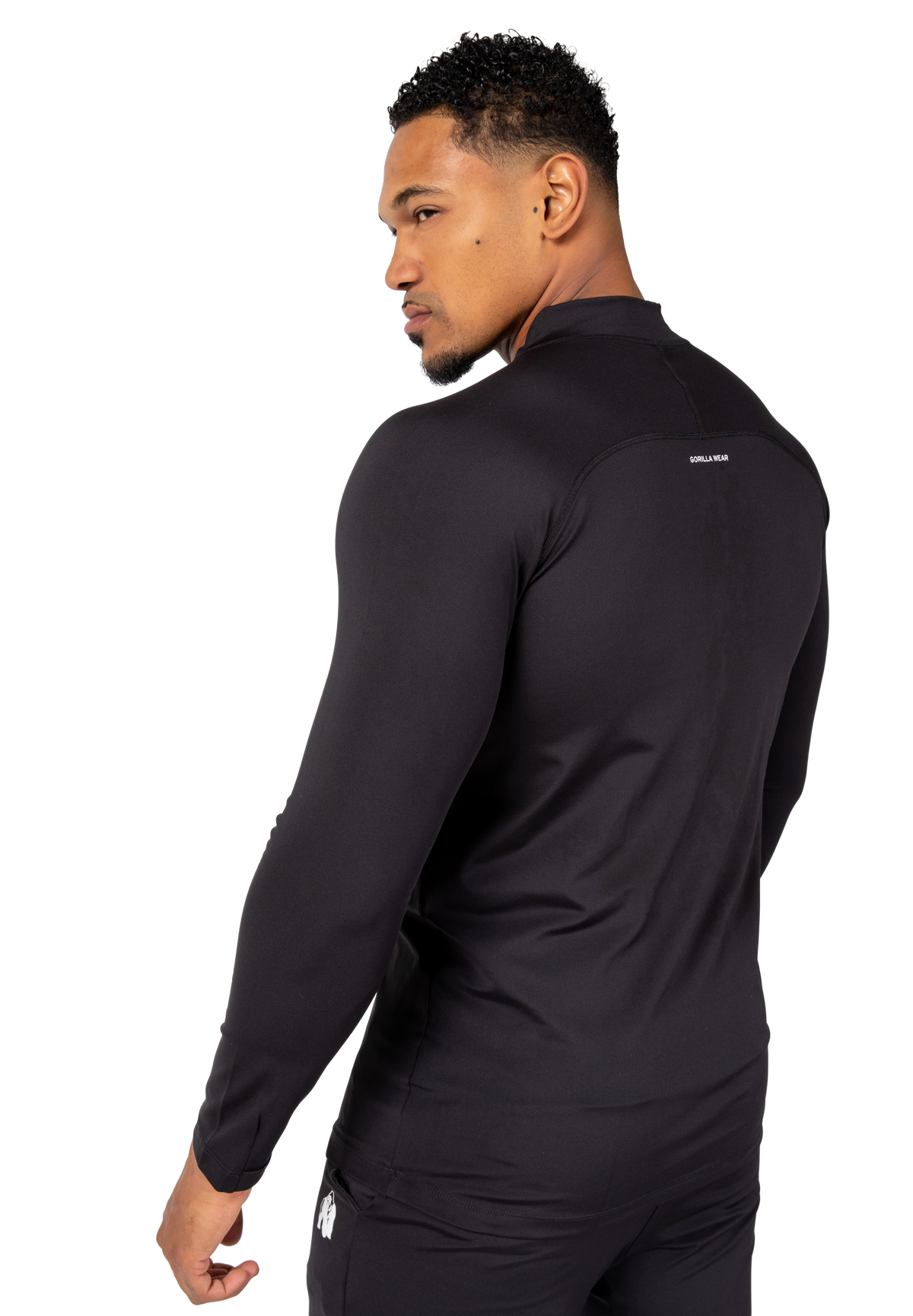 Gorilla Wear Hamilton Hybrid Long Sleeve T-Shirt & Tops Black
