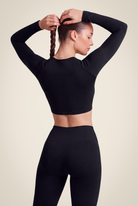 Gorilla Wear Hilton Seamless Long Sleeve T-Shirt & Tops Black