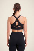 Gorilla Wear Hilton Seamless Sports Bra Sports Bra Black