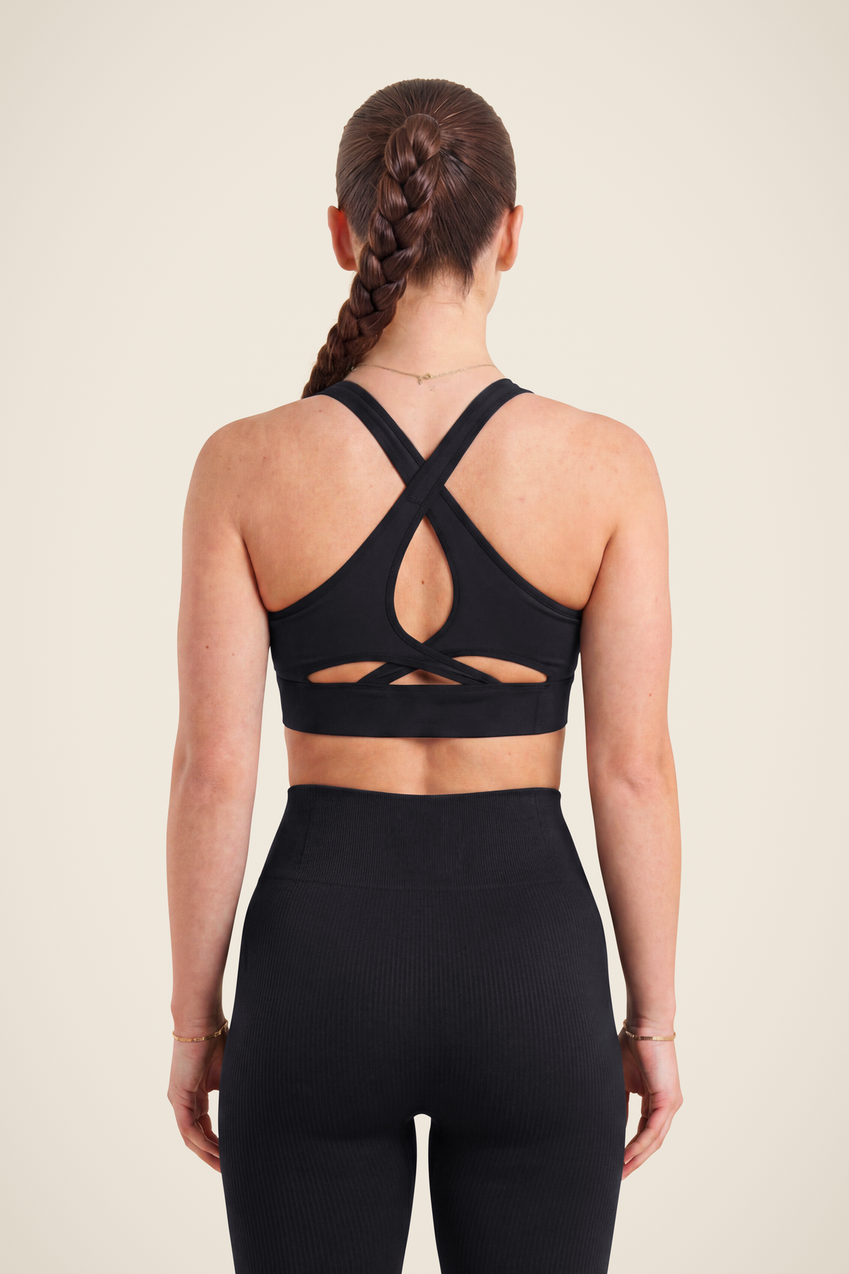 Gorilla Wear Hilton Seamless Sports Bra Sports Bra Black